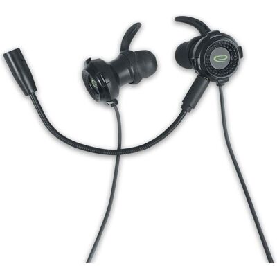 Esperanza Ecouteurs stéréo avec microphone enfichable Mamba (Filaire), Écouteurs, Noir Esperanza Ecouteurs stéréo avec microphone enfichable Mamba (Filaire), Écouteurs, Noir