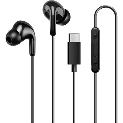Xiaomi Type-C (Pas de réduction du bruit, Filaire), Écouteurs, Noir Xiaomi Type-C (Pas de réduction du bruit, Filaire), Écouteurs, Noir