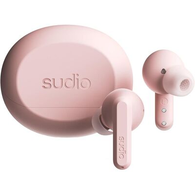 Sudio Casque A3 Pro Rose Intra-auriculaire True Wireless (ANC, 25 h, Sans fil), Écouteurs, Pink Sudio Casque A3 Pro Rose Intra-auriculaire True Wireless (ANC, 25 h, Sans fil), Écouteurs, Pink