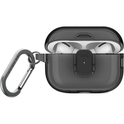 Uniq Case Glase Pro for AirPods Pro 2 Lock Case smoke (Manchon pour casque d'écoute), Étui pour écouteurs + casque, Gris Uniq Case Glase Pro for AirPods Pro 2 Lock Case smoke (Manchon pour casque d'écoute), Étui pour écouteurs + casque, Gris