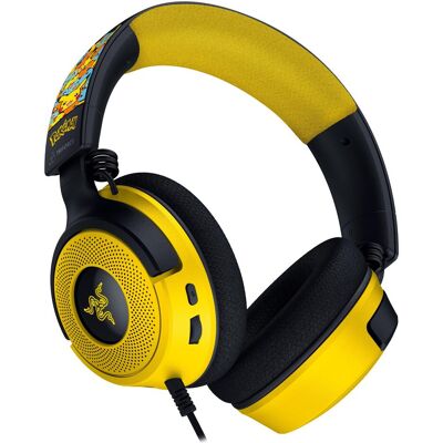 Razer Kraken V4 X (Filaire), Casque gaming, Jaune, Multicolore, Noir Razer Kraken V4 X (Filaire), Casque gaming, Jaune, Multicolore, Noir