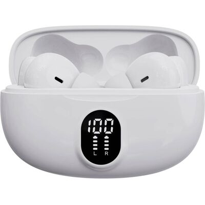 Écouteurs Bluetooth Denver TWE-57W blancs - téléphone Écouteurs Bluetooth Denver TWE-57W blancs - téléphone