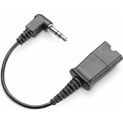 HP Poly 3,5-mm-an-QD-Kabel (0,15 m), Micro-casque : accessoires HP Poly 3,5-mm-an-QD-Kabel (0,15 m), Micro-casque : accessoires