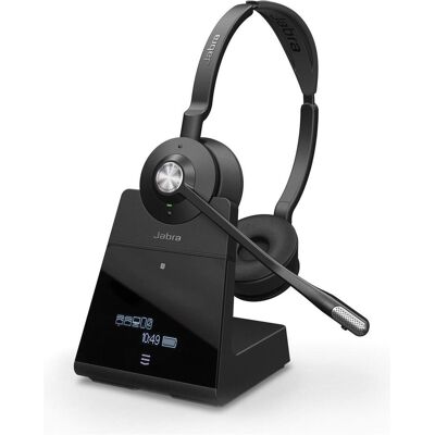 Jabra Engage 75 Stereo (Sans fil, USB-A, Skype), Casque micro de bureau, Noir Jabra Engage 75 Stereo (Sans fil, USB-A, Skype), Casque micro de bureau, Noir