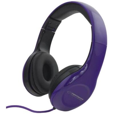 Esperanza Casque Soul EH138V (NC, Filaire), Écouteurs, Violet Esperanza Casque Soul EH138V (NC, Filaire), Écouteurs, Violet