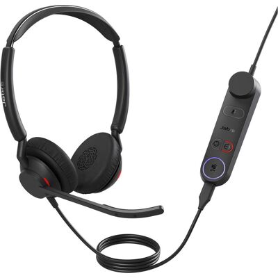 Jabra ENGAGE 50 II (ENGAGE 50 (Filaire, USB-C, Cisco, Les équipes Microsoft, Unify, Zoom), Casque micro de bureau, Noir Jabra ENGAGE 50 II (ENGAGE 50 (Filaire, USB-C, Cisco, Les équipes Microsoft, Unify, Zoom), Casque micro de bureau, Noir