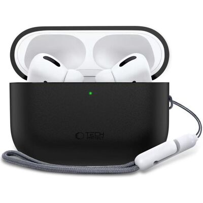 Tech-Protect Silicone Apple Airpods Pro 3 (Couvercle de l'étui de chargement), Étui pour écouteurs + casque, Noir Tech-Protect Silicone Apple Airpods Pro 3 (Couvercle de l'étui de chargement), Étui pour écouteurs + casque, Noir