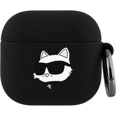 Coque en silicone Karl Lagerfeld KLA4RUNCHK AirPods 4 - Étui pour écouteurs Coque en silicone Karl Lagerfeld KLA4RUNCHK AirPods 4 - Étui pour écouteurs