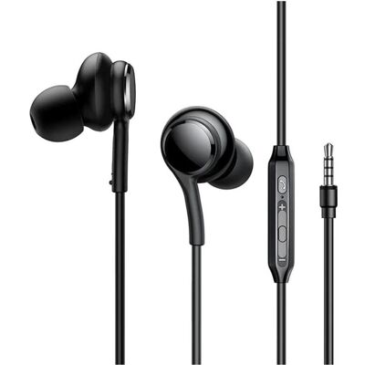 Joyroom JR-EW02 Wired Series Écouteurs intra-auriculaires filaires-Noir (Pas de réduction du bruit, Filaire), Écouteurs, Noir Joyroom JR-EW02 Wired Series Écouteurs intra-auriculaires filaires-Noir (Pas de réduction du bruit, Filaire), Écouteurs, Noir