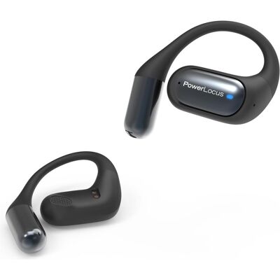 PowerLocus Écouteurs Bluetooth Free-X à oreille ouverte (6 h, Sans fil), Écouteurs, Noir PowerLocus Écouteurs Bluetooth Free-X à oreille ouverte (6 h, Sans fil), Écouteurs, Noir