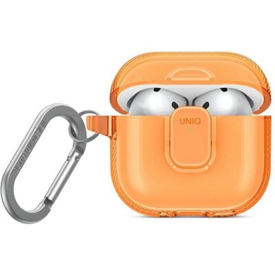 Uniq Case Glase Pro for AirPods 4 Lock Case orange (Manchon pour casque d'écoute), Étui pour écouteurs + casque, Orange Uniq Case Glase Pro for AirPods 4 Lock Case orange (Manchon pour casque d'écoute), Étui pour écouteurs + casque, Orange