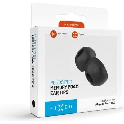 Fixed Plugs Pro Memory Foam für Apple Airpods Pro 3, 2 Sets, Grösse XS, Pièces de rechange casque + écouteurs, Noir Fixed Plugs Pro Memory Foam für Apple Airpods Pro 3, 2 Sets, Grösse XS, Pièces de rechange casque + écouteurs, Noir