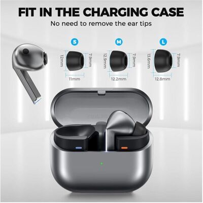 Tech-Protect Ear Tips pour Samsung Galaxy Buds 3 Pro (Samsung Galaxy Buds3 Pro), Pièces de rechange casque + écouteurs, Noir Tech-Protect Ear Tips pour Samsung Galaxy Buds 3 Pro (Samsung Galaxy Buds3 Pro), Pièces de rechange casque + écouteurs, Noir