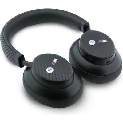 BMW headphones M Carbon Metal Logo Bluetooth ENC black (ANC, 70 h, Sans fil), Écouteurs, Noir BMW headphones M Carbon Metal Logo Bluetooth ENC black (ANC, 70 h, Sans fil), Écouteurs, Noir
