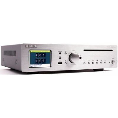 Block CD-Internet-Receiver-Set (Lecteur de CD), Composants hifi, Argent Block CD-Internet-Receiver-Set (Lecteur de CD), Composants hifi, Argent