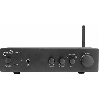 Dynavox VP40 (Amplificateur), Amplificateur stéréo, Noir Dynavox VP40 (Amplificateur), Amplificateur stéréo, Noir