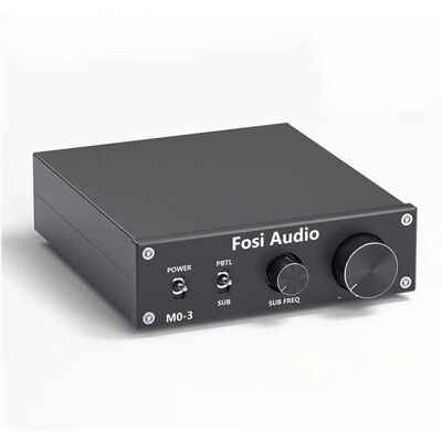 Fosi Audio M03 Subwoofer Amp, Amplificateur stéréo, Noir Fosi Audio M03 Subwoofer Amp, Amplificateur stéréo, Noir
