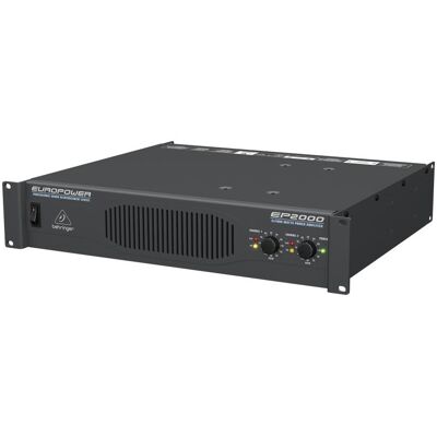 Behringer Amplificateur PA EP2000 RMS Puissance (Amplificateur de puissance), Amplificateur stéréo, Noir Behringer Amplificateur PA EP2000 RMS Puissance (Amplificateur de puissance), Amplificateur stéréo, Noir