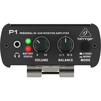 Behringer Powerplay P1 (commutateur de gain), Amplificateur pour casque, Noir Behringer Powerplay P1 (commutateur de gain), Amplificateur pour casque, Noir