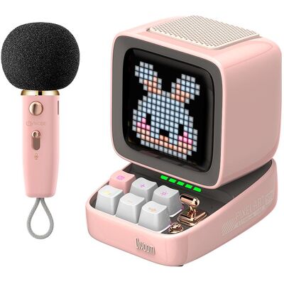 Divoom Ditoo-5M pink (8 h), Enceinte Bluetooth, Pink Divoom Ditoo-5M pink (8 h), Enceinte Bluetooth, Pink