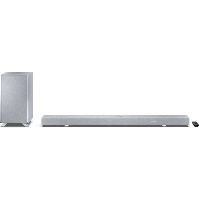 Sharp Speakers HT-SBW55121(SL) Q 5.1.2 Dolby Atmos/ DTS:X Soundbar with Wireless Subwoofer, Silver (114 W, 5.1.2 Canal), Barre de son, Argent Sharp Speakers HT-SBW55121(SL) Q 5.1.2 Dolby Atmos/ DTS:X Soundbar with Wireless Subwoofer, Silver (114 W, 5.1.2 Canal), Barre de son, Argent