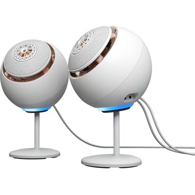 Creative Pebble Nova, Premium 2.0-Lautsprecher, Bluetooth 5.3, USB, 3,5mm Stereoklinke, weiss, Haut-parleur PC, Blanc Creative Pebble Nova, Premium 2.0-Lautsprecher, Bluetooth 5.3, USB, 3,5mm Stereoklinke, weiss, Haut-parleur PC, Blanc
