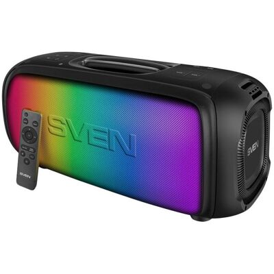 Sven Haut-parleurs Bluetooth Système de haut-parleurs de fête avec Bluetooth et radio FM, Enceinte Bluetooth, Noir Sven Haut-parleurs Bluetooth Système de haut-parleurs de fête avec Bluetooth et radio FM, Enceinte Bluetooth, Noir