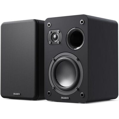 Majority D70X Passiv Regal-Lautsprecher Black (1 paire), Enceinte hifi + home cinéma, Noir Majority D70X Passiv Regal-Lautsprecher Black (1 paire), Enceinte hifi + home cinéma, Noir