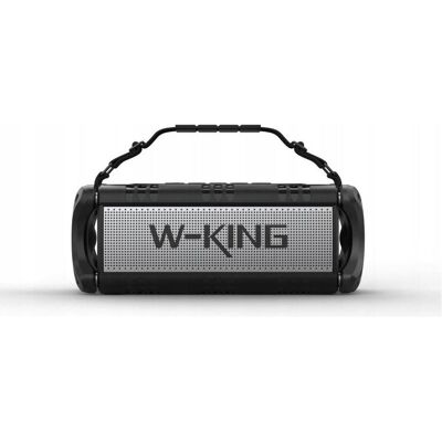 W-king Głośnik Przenośny głośnik bezprzewodowy D8 czarno- srebrny, Enceinte Bluetooth, Noir, Argent W-king Głośnik Przenośny głośnik bezprzewodowy D8 czarno- srebrny, Enceinte Bluetooth, Noir, Argent