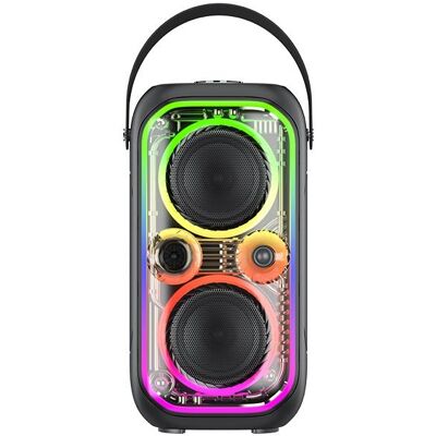 Tracer Enceinte Poweraudio Crystal 60 BT TWS (6 h), Enceinte Bluetooth, Noir Tracer Enceinte Poweraudio Crystal 60 BT TWS (6 h), Enceinte Bluetooth, Noir