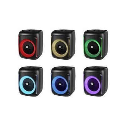 Defender Haut-parleur BOOMER 50, Li-Ion, 1.1, 50W, noir, contrôle du volume, sous-éclairage LED, Enceinte Bluetooth, Noir Defender Haut-parleur BOOMER 50, Li-Ion, 1.1, 50W, noir, contrôle du volume, sous-éclairage LED, Enceinte Bluetooth, Noir