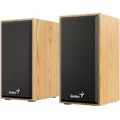 Genius SP-HF180 Leichtes Holz, Haut-parleur PC, Beige, Marron Genius SP-HF180 Leichtes Holz, Haut-parleur PC, Beige, Marron