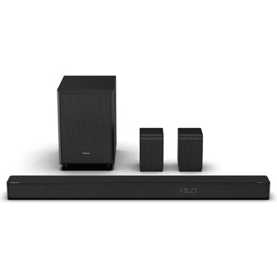 Hisense AX5125H (500 W, 5.1.2 Canal), Barre de son, Noir Hisense AX5125H (500 W, 5.1.2 Canal), Barre de son, Noir