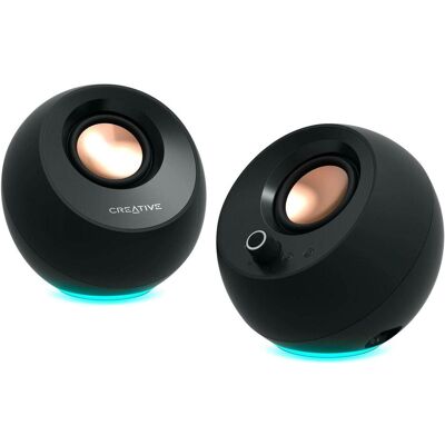 Creative Pebble Pro 2.0 BK USB C/BT/RGB, Haut-parleur PC, Noir Creative Pebble Pro 2.0 BK USB C/BT/RGB, Haut-parleur PC, Noir