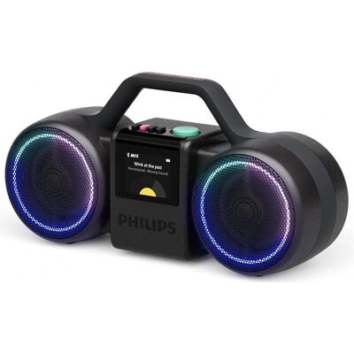 Philips TAMS60 - The Roller Boombox - Sort (24 h), Enceinte Bluetooth, Noir Philips TAMS60 - The Roller Boombox - Sort (24 h), Enceinte Bluetooth, Noir