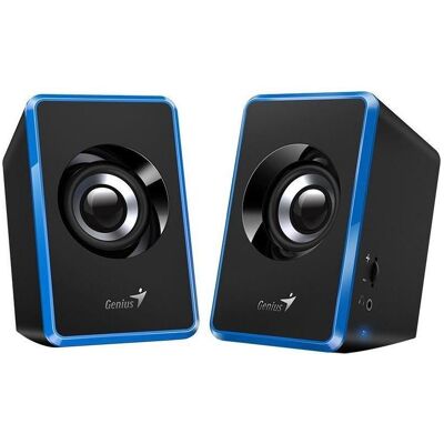 Genius repro SP-U125, Haut-parleur PC, Bleu, Noir Genius repro SP-U125, Haut-parleur PC, Bleu, Noir