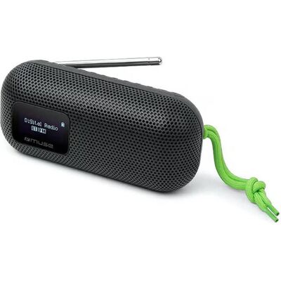Haut-parleur Bluetooth Étanche Muse - 10W, Radio FM, Noir Haut-parleur Bluetooth Étanche Muse - 10W, Radio FM, Noir