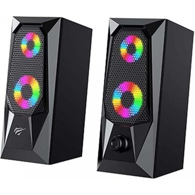 Havit Enceintes SK208 Pro RGB Illuminated (Noir), Haut-parleur PC, Noir Havit Enceintes SK208 Pro RGB Illuminated (Noir), Haut-parleur PC, Noir