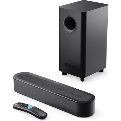 Majority Bowfell Axis 2.1 Atmos - Noir (Canal 2.1), Barre de son, Noir Majority Bowfell Axis 2.1 Atmos - Noir (Canal 2.1), Barre de son, Noir