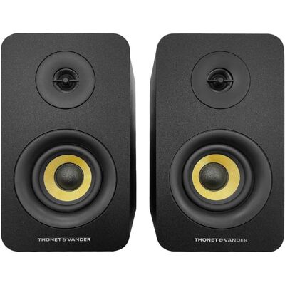 Thonet & Vander Kumpel 2.0 Lautsprecher Schwarz, Enceinte Bluetooth, Noir Thonet & Vander Kumpel 2.0 Lautsprecher Schwarz, Enceinte Bluetooth, Noir