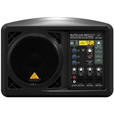 Behringer Eurolive B207MP3 (Actif, 1 pièce, 1x 150 W), Enceinte studio, Noir Behringer Eurolive B207MP3 (Actif, 1 pièce, 1x 150 W), Enceinte studio, Noir