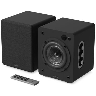 Majority D50X Aktiv Regal-Lautsprecher Black (1 paire, 60 W), Enceinte hifi + home cinéma, Noir Majority D50X Aktiv Regal-Lautsprecher Black (1 paire, 60 W), Enceinte hifi + home cinéma, Noir