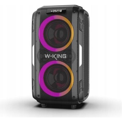 W-king Głośnik Przenośny głośnik bezprzewodowy T9 Pro czarny, Enceinte Bluetooth, Noir W-king Głośnik Przenośny głośnik bezprzewodowy T9 Pro czarny, Enceinte Bluetooth, Noir
