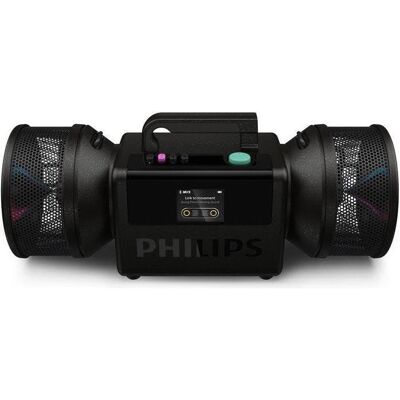 Philips TAMS80 - The Tube Boombox - Sort (24 h), Enceinte Bluetooth, Noir Philips TAMS80 - The Tube Boombox - Sort (24 h), Enceinte Bluetooth, Noir