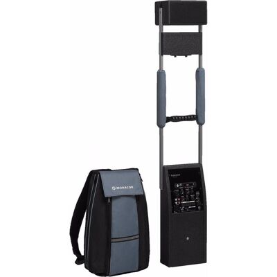 Système PA portable sans fil MONACOR - 70W, Bluetooth, Microphone Système PA portable sans fil MONACOR - 70W, Bluetooth, Microphone