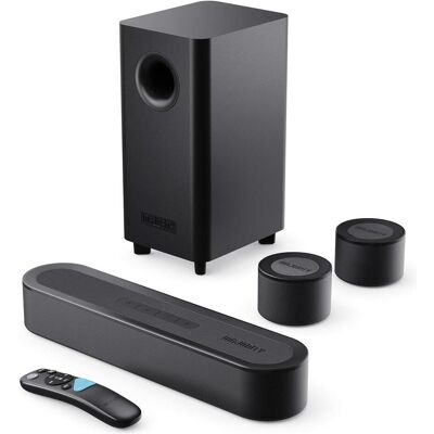 Majority Bowfell Halo Dolby 5.1 - Noir (230 W, 5.1 canaux), Barre de son, Noir Majority Bowfell Halo Dolby 5.1 - Noir (230 W, 5.1 canaux), Barre de son, Noir