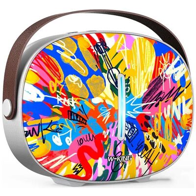 W-king Głośnik Przenośny głośnik bezprzewodowy T8II street, Enceinte Bluetooth W-king Głośnik Przenośny głośnik bezprzewodowy T8II street, Enceinte Bluetooth