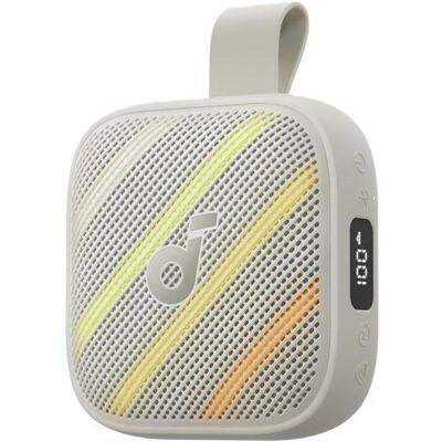 Anker Soundcore Boom Go 3i (24 h), Enceinte Bluetooth, Beige Anker Soundcore Boom Go 3i (24 h), Enceinte Bluetooth, Beige