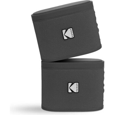 Kodak SoundBrix Wireless Stack Speaker (Treble Gray), 2PCS, Enceinte Bluetooth, Gris Kodak SoundBrix Wireless Stack Speaker (Treble Gray), 2PCS, Enceinte Bluetooth, Gris