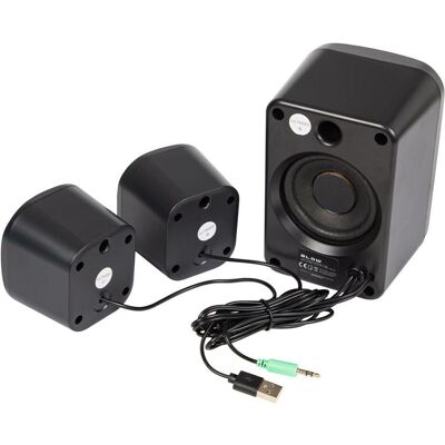 Blow Głośniki komputerowe 2.1 gamingowe z subwooferem, Haut-parleur PC, Noir Blow Głośniki komputerowe 2.1 gamingowe z subwooferem, Haut-parleur PC, Noir